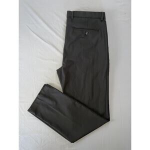 Greg Norman Flat Front Microfiber Ultimate Travel Pants. Black, 36X32. EUC!!